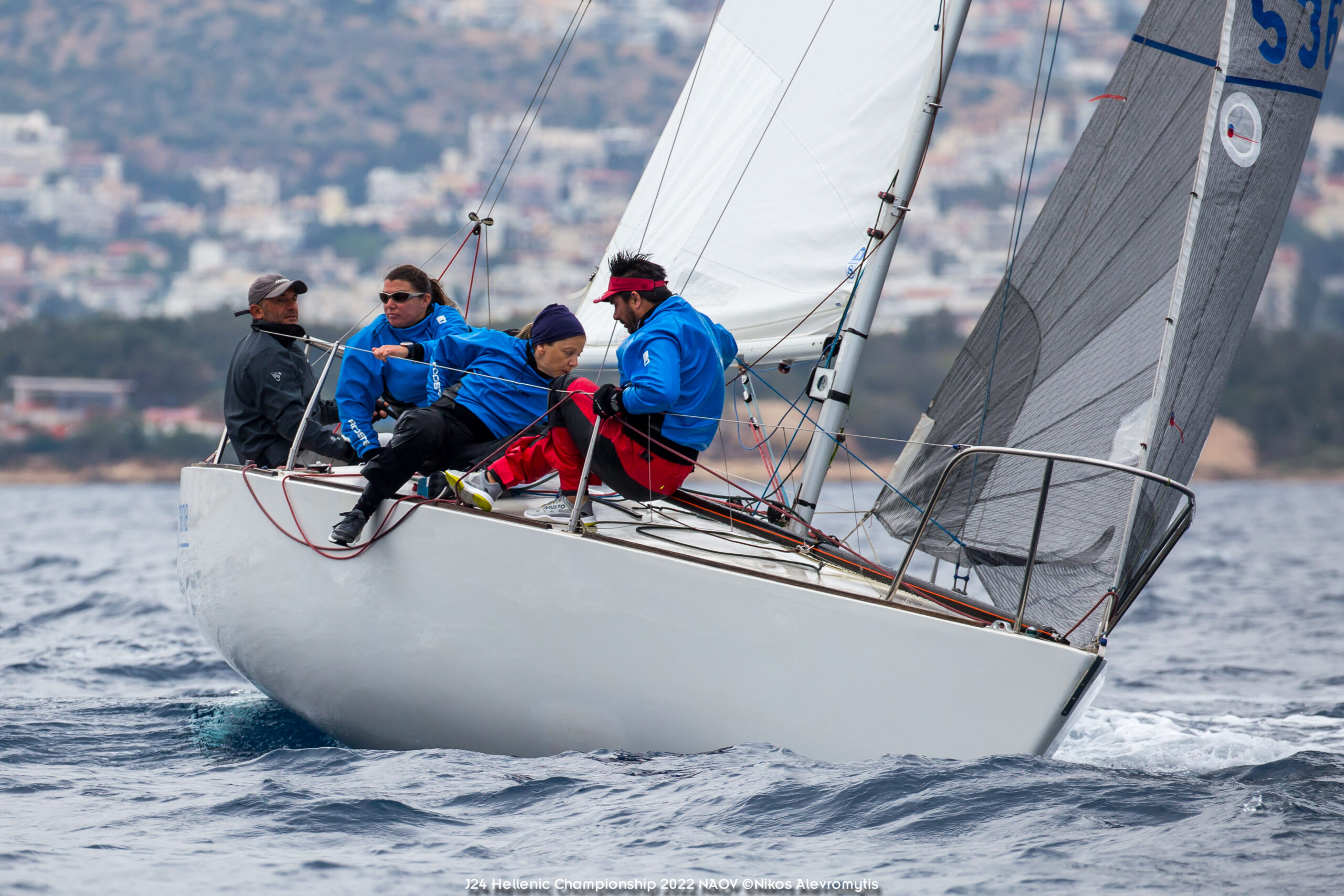 J24 Hellenic Championship 2022.NAOV ©Nikos Alevromytis
