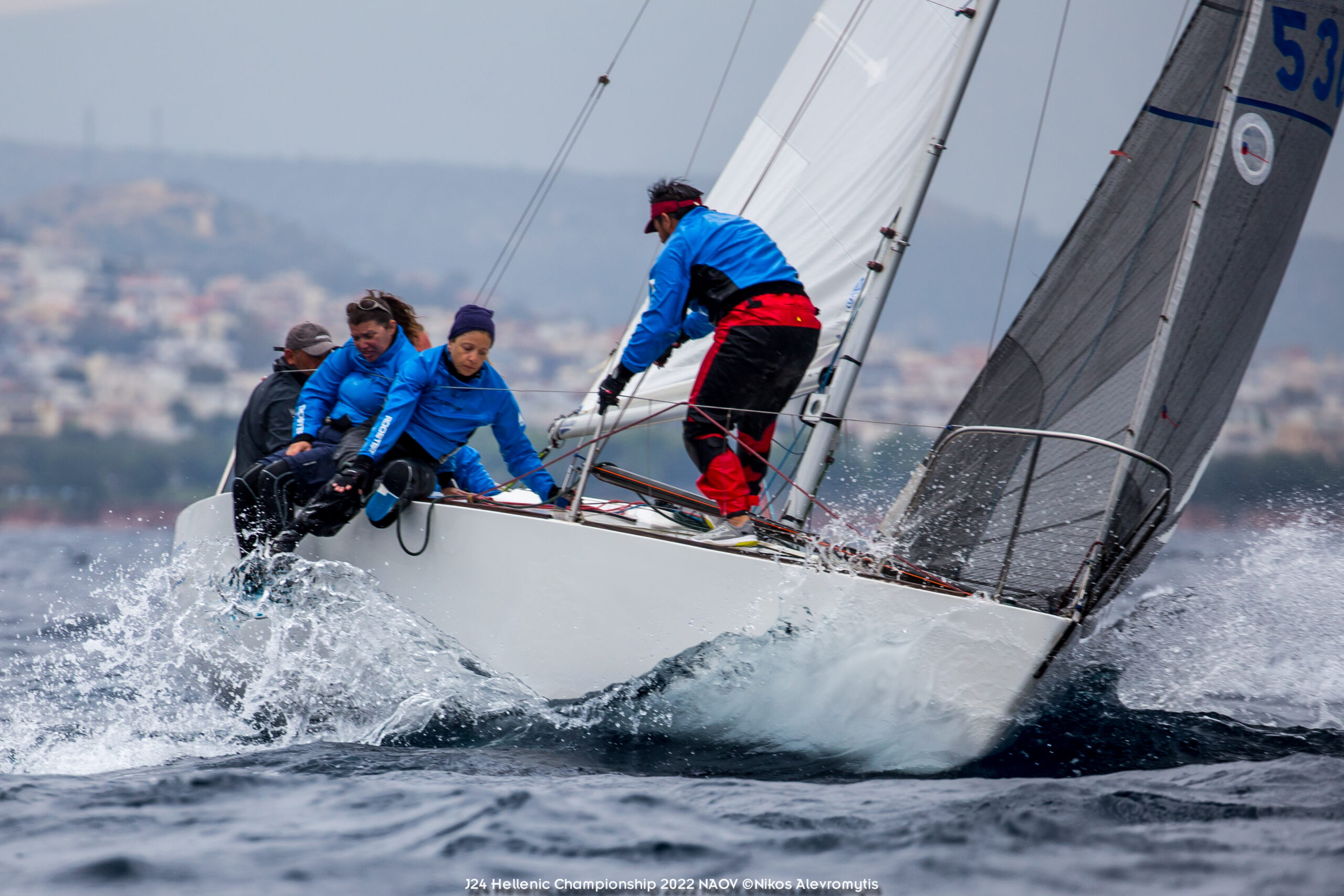 J24 Hellenic Championship 2022.NAOV ©Nikos Alevromytis