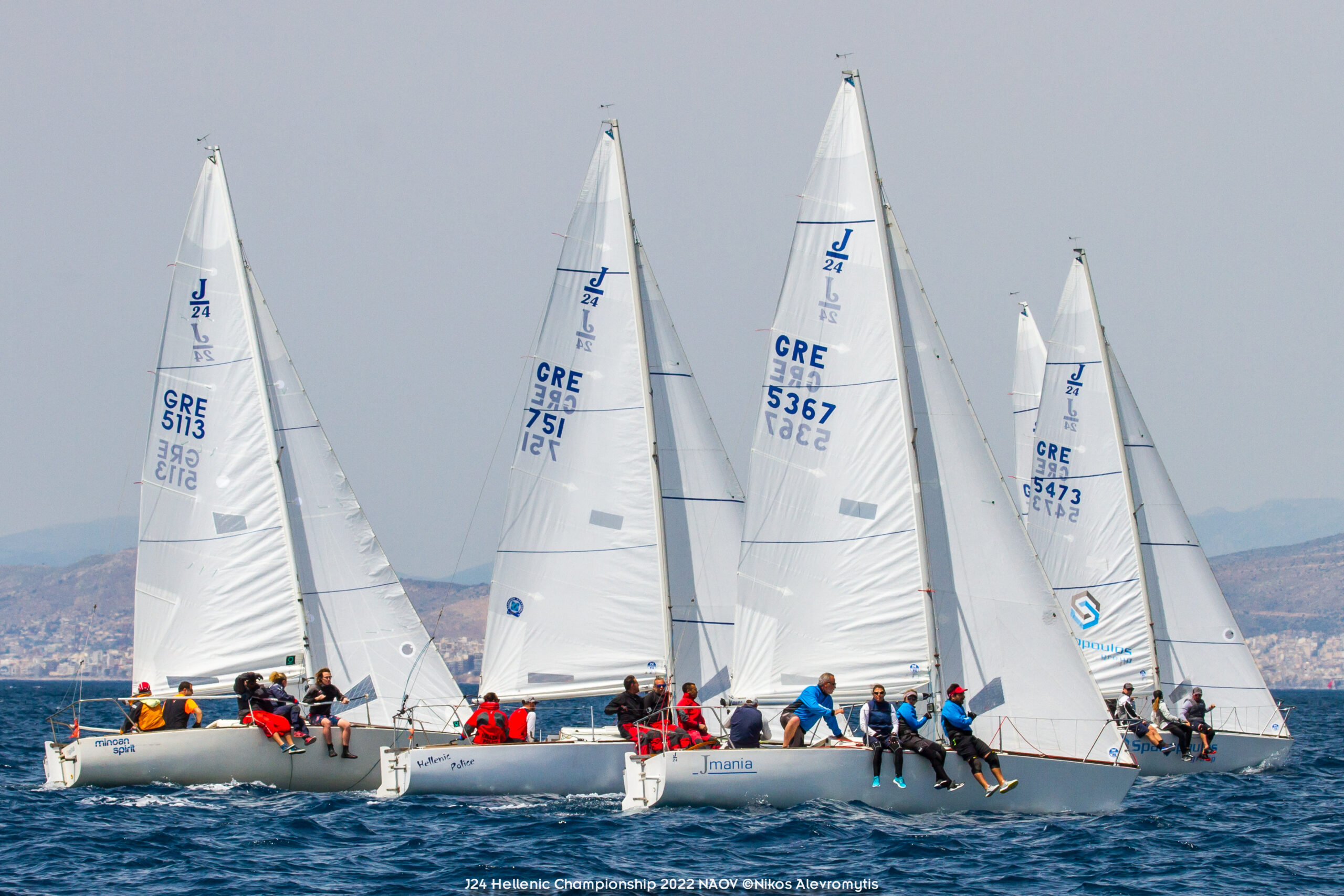J24 Hellenic Championship 2022.NAOV ©Nikos Alevromytis